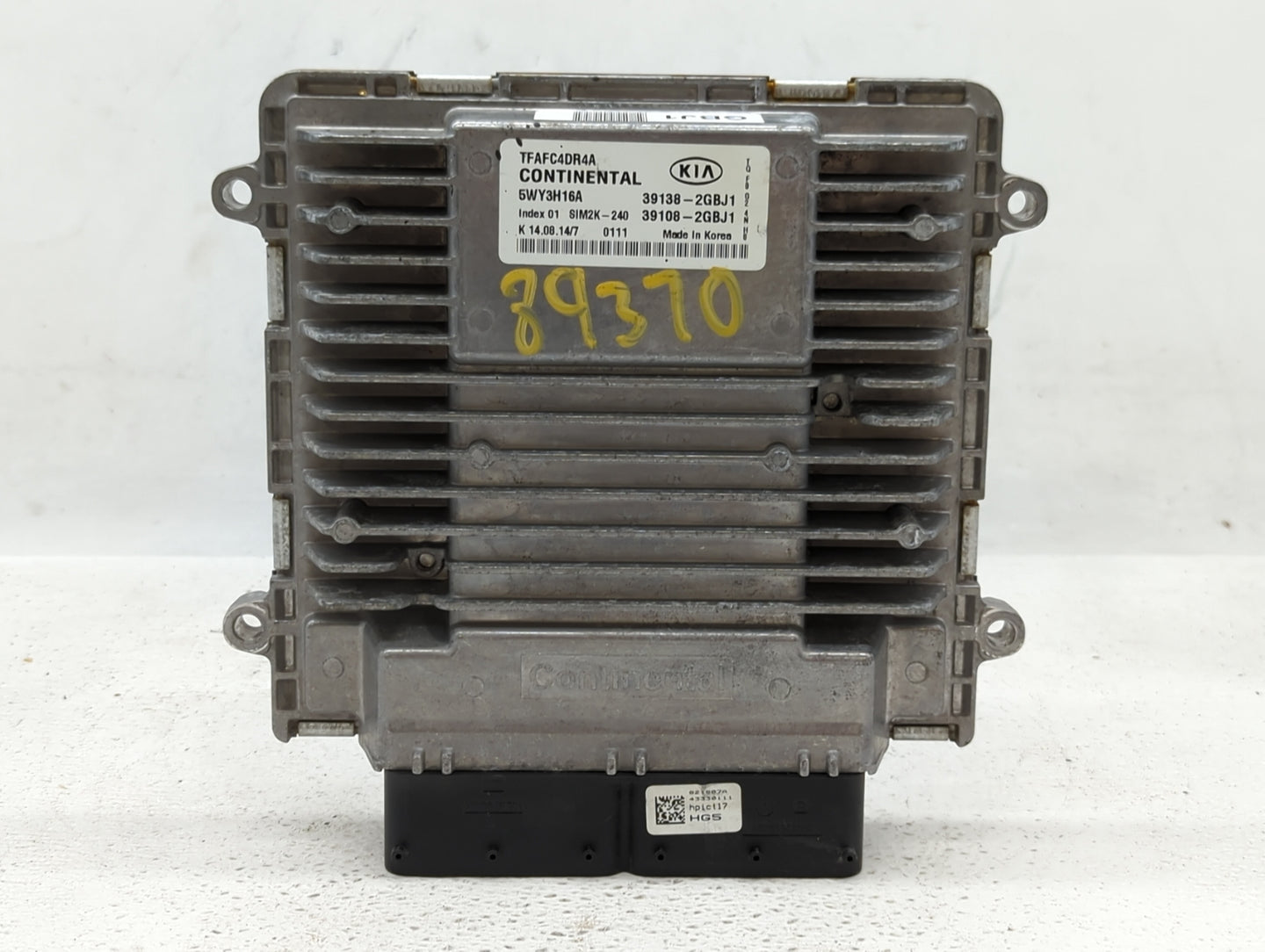 2015 Kia Optima PCM Engine Control Computer ECU ECM PCU OEM P/N:39108-2GBJ1 39138-2GBJ1 Fits OEM Used Auto Parts - Oemusedau