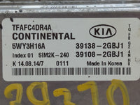 2015 Kia Optima PCM Engine Control Computer ECU ECM PCU OEM P/N:39108-2GBJ1 39138-2GBJ1 Fits OEM Used Auto Parts - Oemusedau