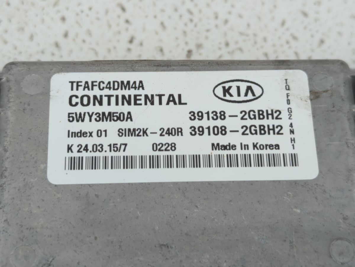 2014-2015 Kia Optima PCM Engine Control Computer ECU ECM PCU OEM P/N:39108-2GBH2 39138-2GBH2, 39108-2GBE0 Fits 2014 2015 OEM