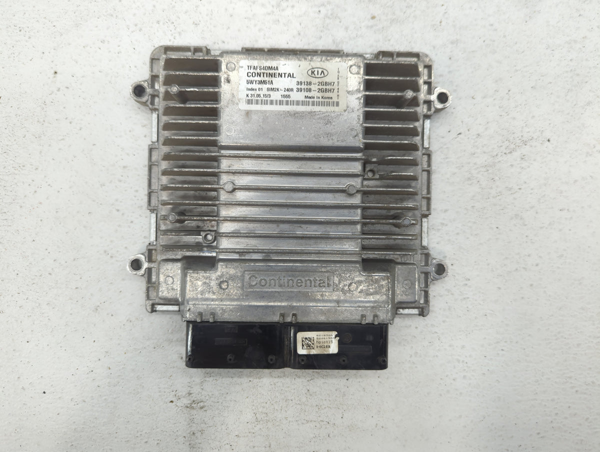 2015 Kia Optima PCM Engine Control Computer ECU ECM PCU OEM P/N:39138-2GBH7 39108-2GBH6, 39138-2GBH6, 36108-2GBH7 OEM Used A