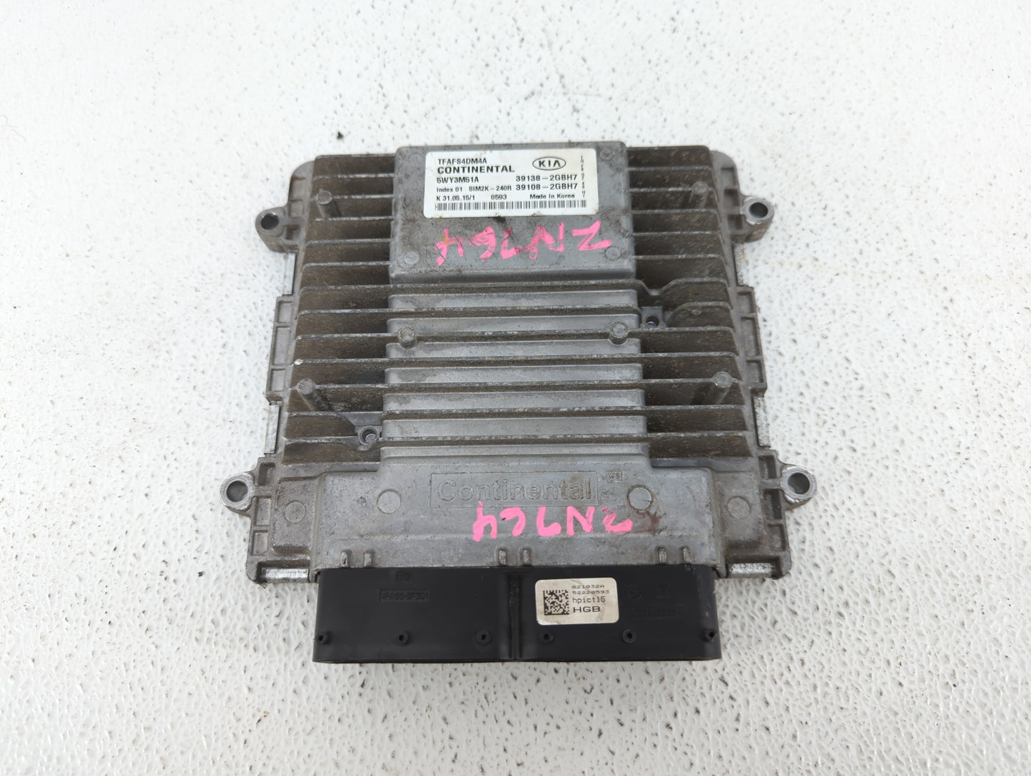2015 Kia Optima PCM Engine Control Computer ECU ECM PCU OEM P/N:39138-2GBH7 39108-2GBH6, 39138-2GBH6, 36108-2GBH7 Fits OEM U