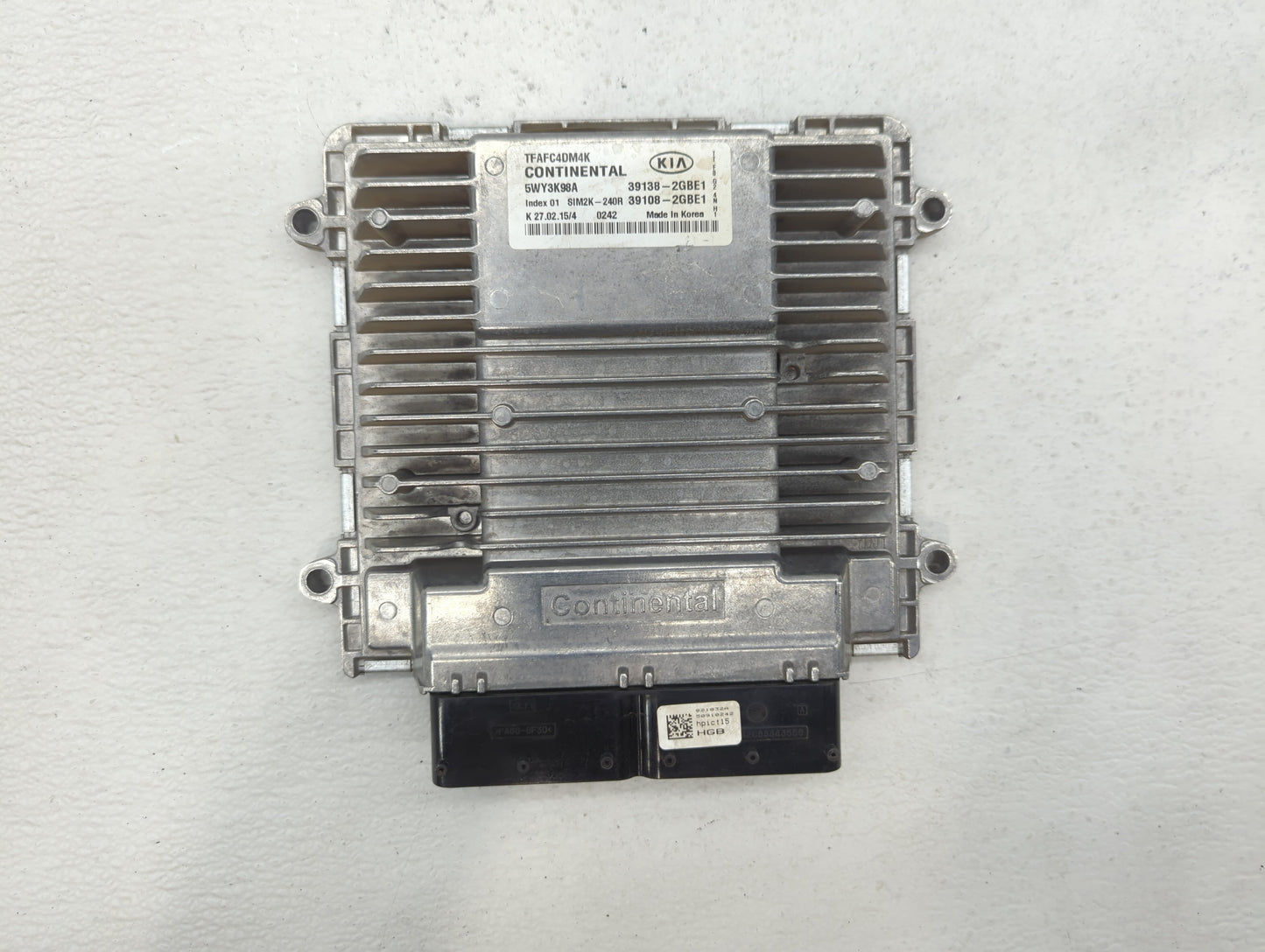 2015 Kia Optima PCM Engine Control Computer ECU ECM PCU OEM P/N:39138-2GBE1 39108-2GBE1, 39108-2GBH2, 39138-2GBH2 Fits OEM U