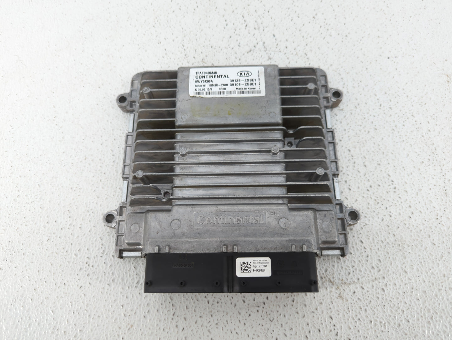 2014-2015 Kia Optima PCM Engine Control Computer ECU ECM PCU OEM P/N:39108-2GBE1 39108-2GBH2, 39138-2GBH2 Fits Fits 2014 201