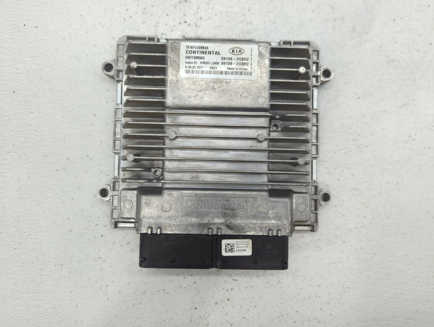 2014-2015 Kia Optima PCM Engine Control Computer ECU ECM PCU OEM P/N:39108-2GBH2 39138-2GBH2, 39108-2GBE0 Fits Fits 2014 201