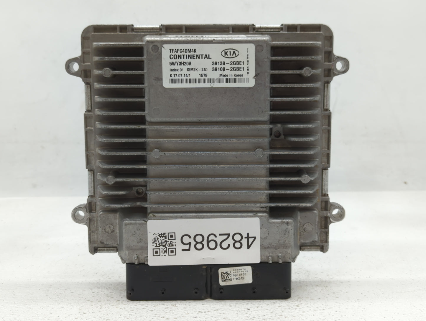 2014-2015 Kia Optima PCM Engine Control Computer ECU ECM PCU OEM P/N:39108-2GBE1 39108-2GBH2, 39138-2GBH2 Fits Fits 2014 201