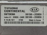 2014-2015 Kia Optima PCM Engine Control Computer ECU ECM PCU OEM P/N:39138-2GBE6 39108-2GBH7, 39138-2GBH7 Fits Fits 2014 201
