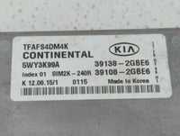 2014-2015 Kia Optima PCM Engine Control Computer ECU ECM PCU OEM P/N:39108-2GBE6 39138-2GBE6, 39108-2GBH7 Fits Fits 2014 201