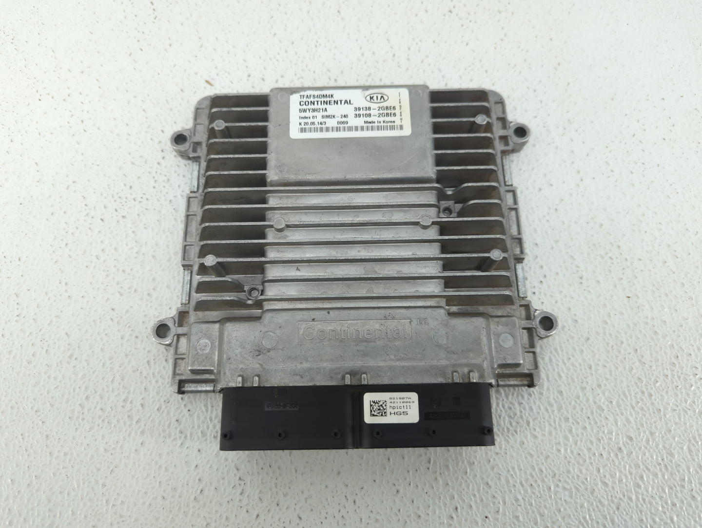2014-2015 Kia Optima PCM Engine Control Computer ECU ECM PCU OEM P/N:39138-2GBE6 Fits Fits 2014 2015 OEM Used Auto Parts - O