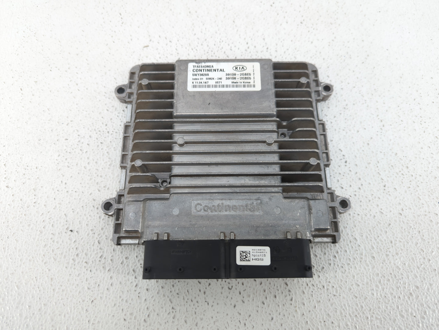 2014-2015 Kia Optima PCM Engine Control Computer ECU ECM PCU OEM P/N:39108-2GBJ6 39138-2GBJ6, 39108-2GBH5 Fits Fits 2014 201