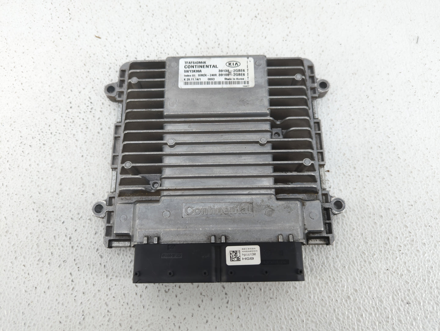 2014-2015 Kia Optima PCM Engine Control Computer ECU ECM PCU OEM P/N:39108-2GBJ6 39138-2GBJ6, 39108-2GBH5 Fits Fits 2014 201
