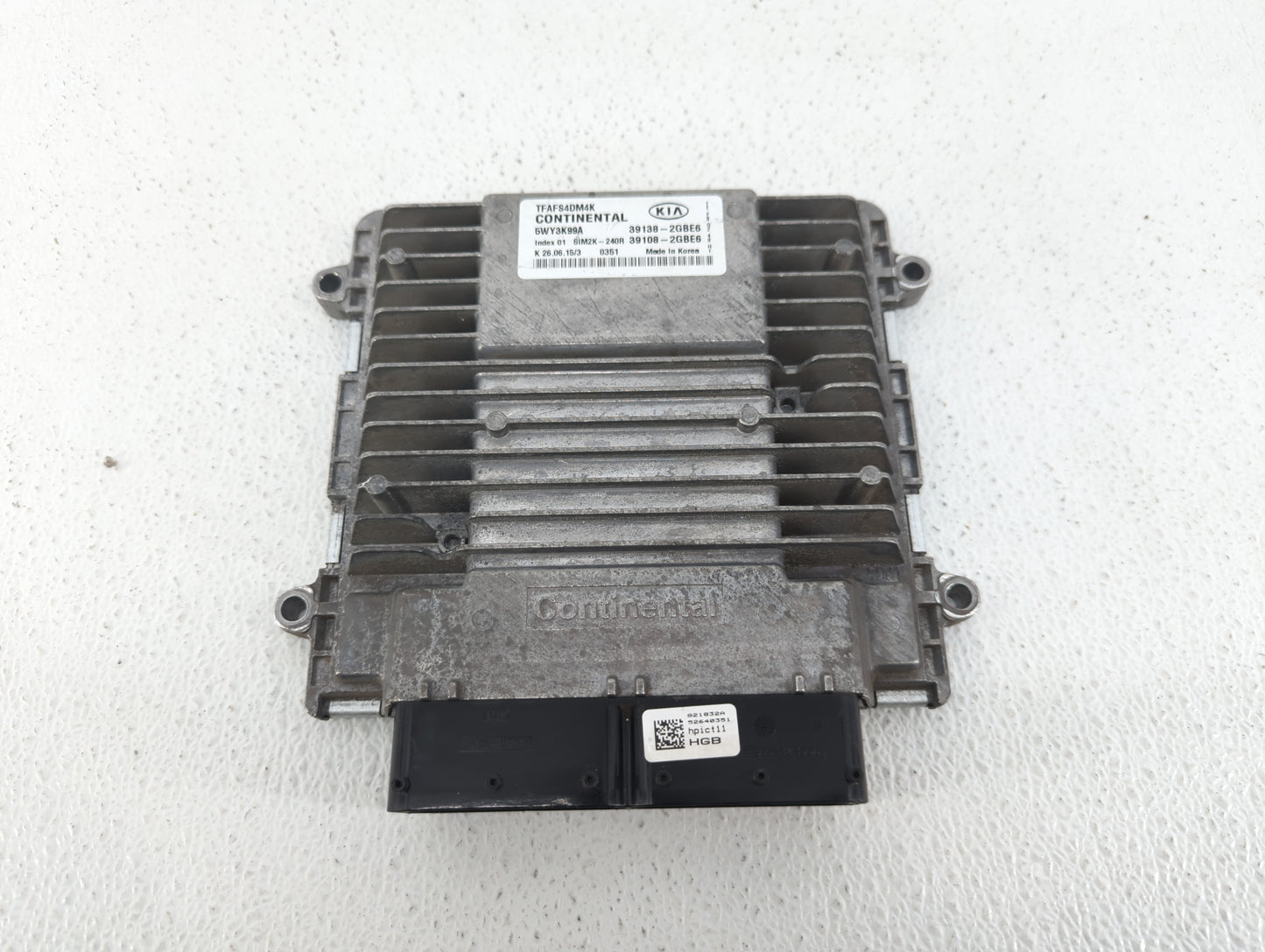 2014-2015 Kia Optima PCM Engine Control Computer ECU ECM PCU OEM P/N:39108-2GBJ6 39138-2GBJ6, 39108-2GBH5 Fits Fits 2014 201