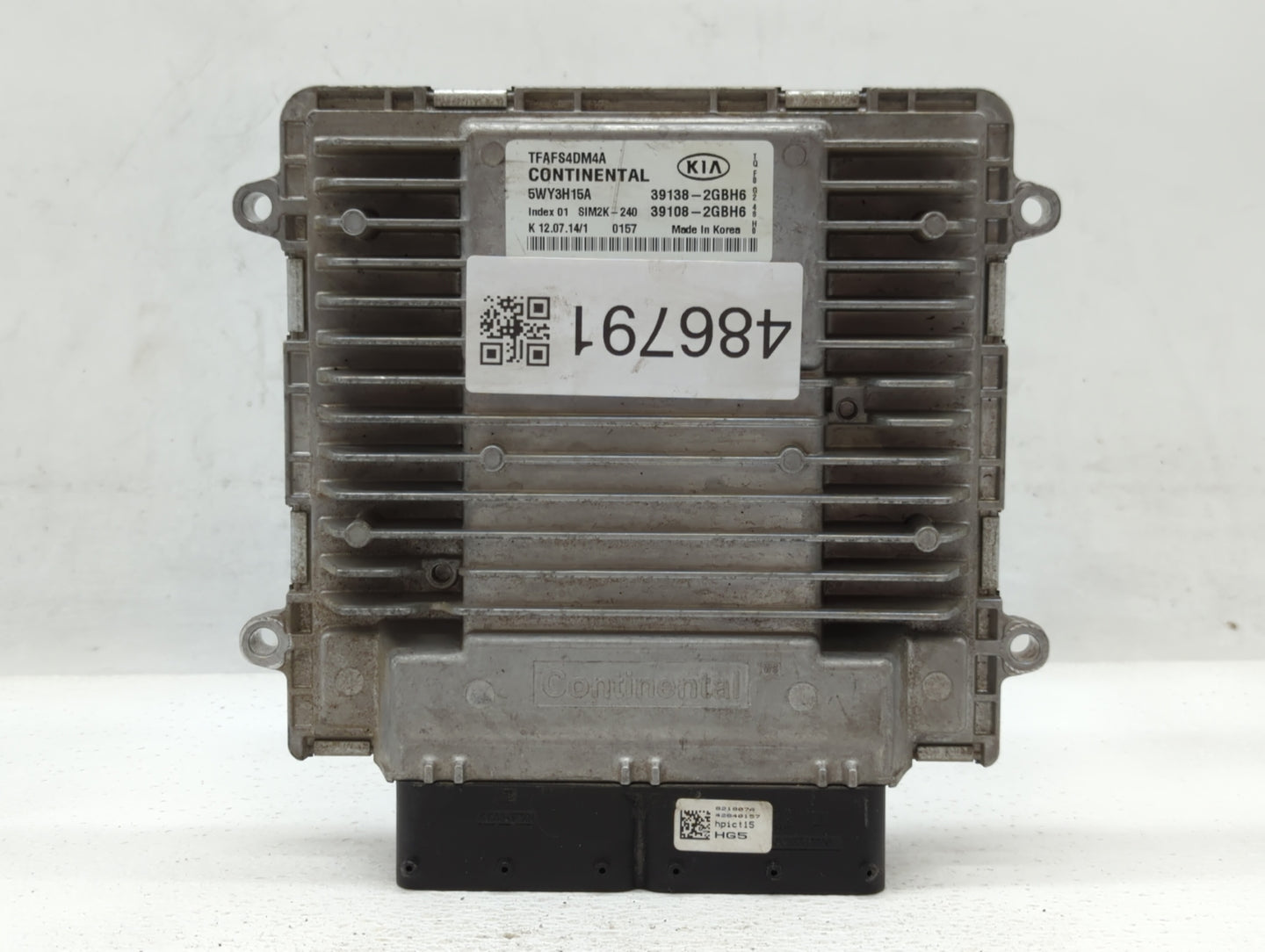 2015 Kia Optima PCM Engine Control Computer ECU ECM PCU OEM P/N:39108-2GBH6 39138-2GBH6, 39138-2GBH7, 36108-2GBH7 Fits OEM U