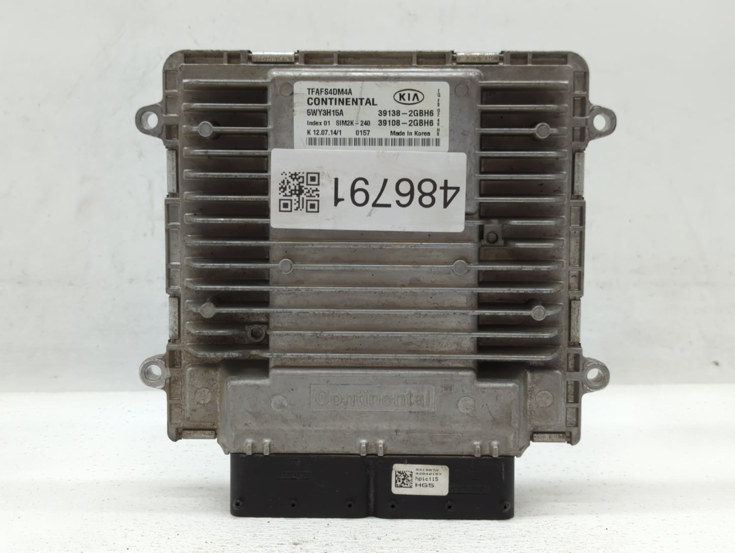 2015 Kia Optima PCM Engine Control Computer ECU ECM PCU OEM P/N:39108-2GBH6 39138-2GBH6, 39138-2GBH7, 36108-2GBH7 Fits OEM U