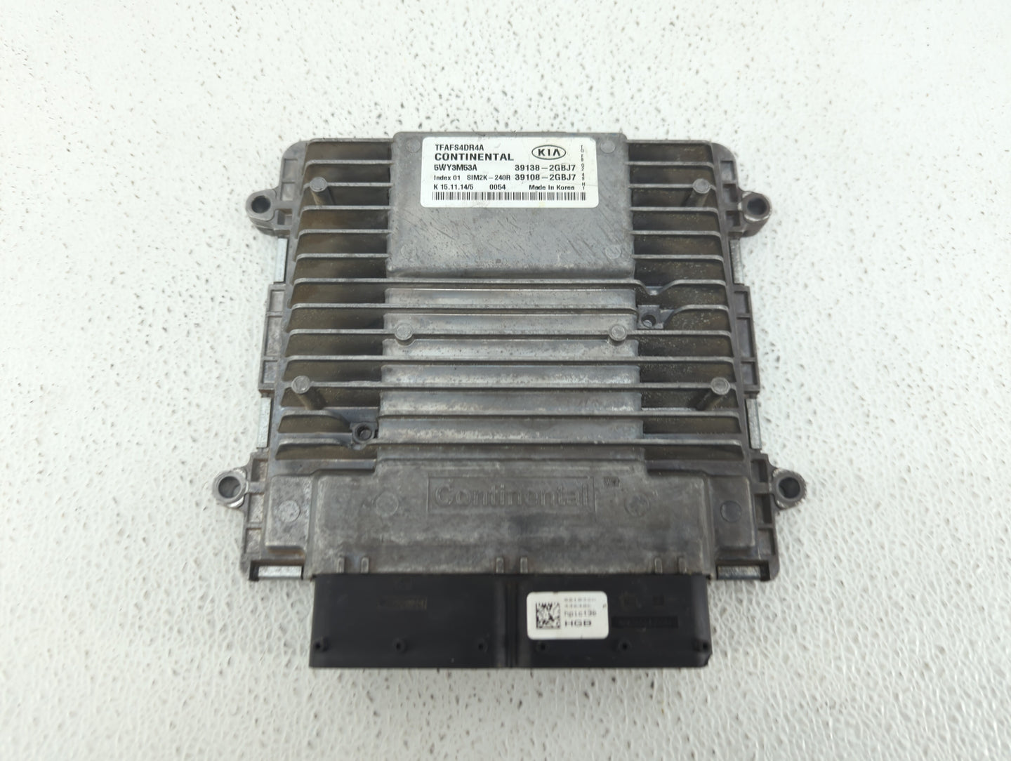 2015 Kia Optima PCM Engine Control Computer ECU ECM PCU OEM P/N:39108-2GBJ7 39138-2GBJ7 Fits OEM Used Auto Parts - Oemusedau