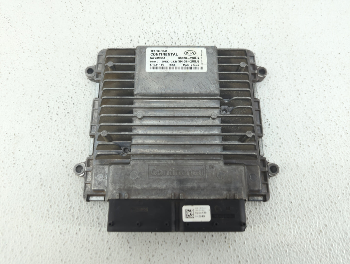 2015 Kia Optima PCM Engine Control Computer ECU ECM PCU OEM P/N:39108-2GBJ7 39138-2GBJ7 Fits OEM Used Auto Parts - Oemusedau