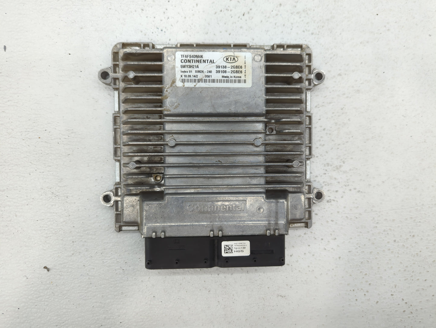 2014-2015 Kia Optima PCM Engine Control Computer ECU ECM PCU OEM P/N:39108-2GBE6 39138-2GBE6 Fits Fits 2014 2015 OEM Used Au