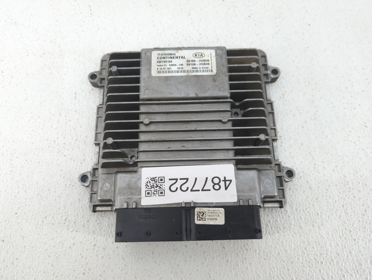 2015 Kia Optima PCM Engine Control Computer ECU ECM PCU OEM P/N:39108-2GBH6 39138-2GBH6, 39138-2GBH7, 36108-2GBH7 OEM Used A