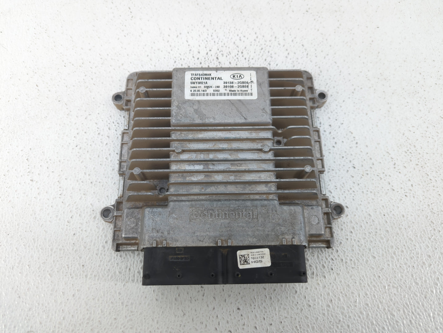 2014-2015 Kia Optima PCM Engine Control Computer ECU ECM PCU OEM P/N:39108-2GBJ6 39138-2GBJ6, 39108-2GBH5 Fits Fits 2014 201