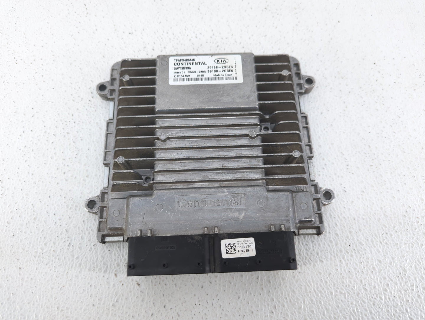 2014-2015 Kia Optima PCM Engine Control Computer ECU ECM PCU OEM P/N:39108-2GBJ6 39138-2GBJ6, 39108-2GBH5 Fits Fits 2014 201