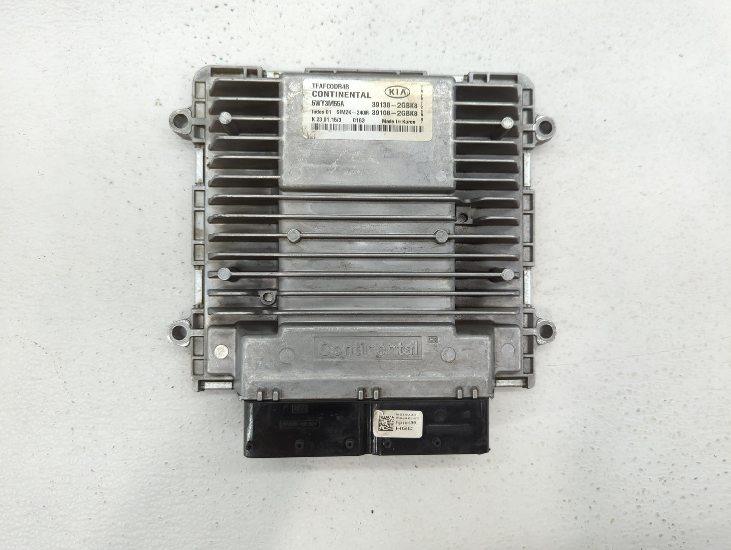 2015 Kia Optima PCM Engine Control Computer ECU ECM PCU OEM P/N:39108-2GBK8 39138-2GBK8 Fits OEM Used Auto Parts - Oemusedau
