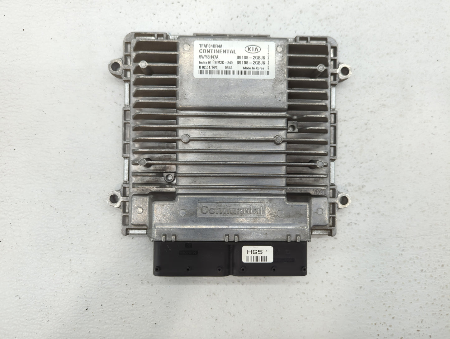 2014-2015 Kia Optima PCM Engine Control Computer ECU ECM PCU OEM P/N:39108-2GBJ6 39138-2GBJ6 Fits Fits 2014 2015 OEM Used Au