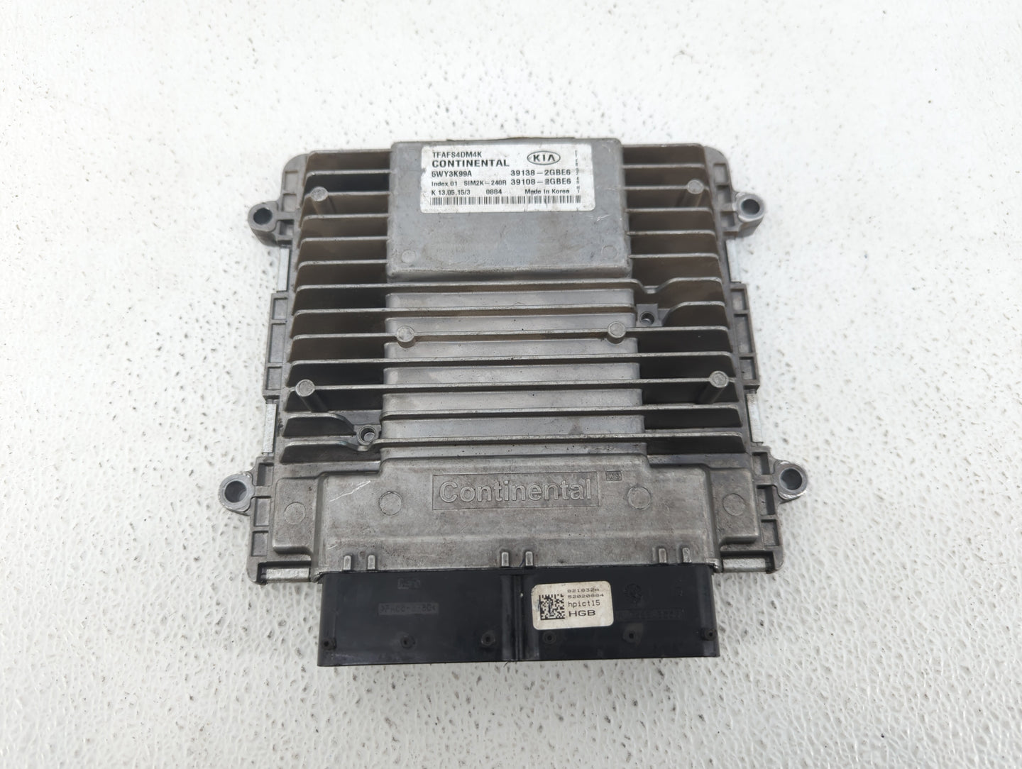 2014-2015 Kia Optima PCM Engine Control Computer ECU ECM PCU OEM P/N:39108-2GBE6 39138-2GBE6, 39108-2GBJ6 Fits Fits 2014 201