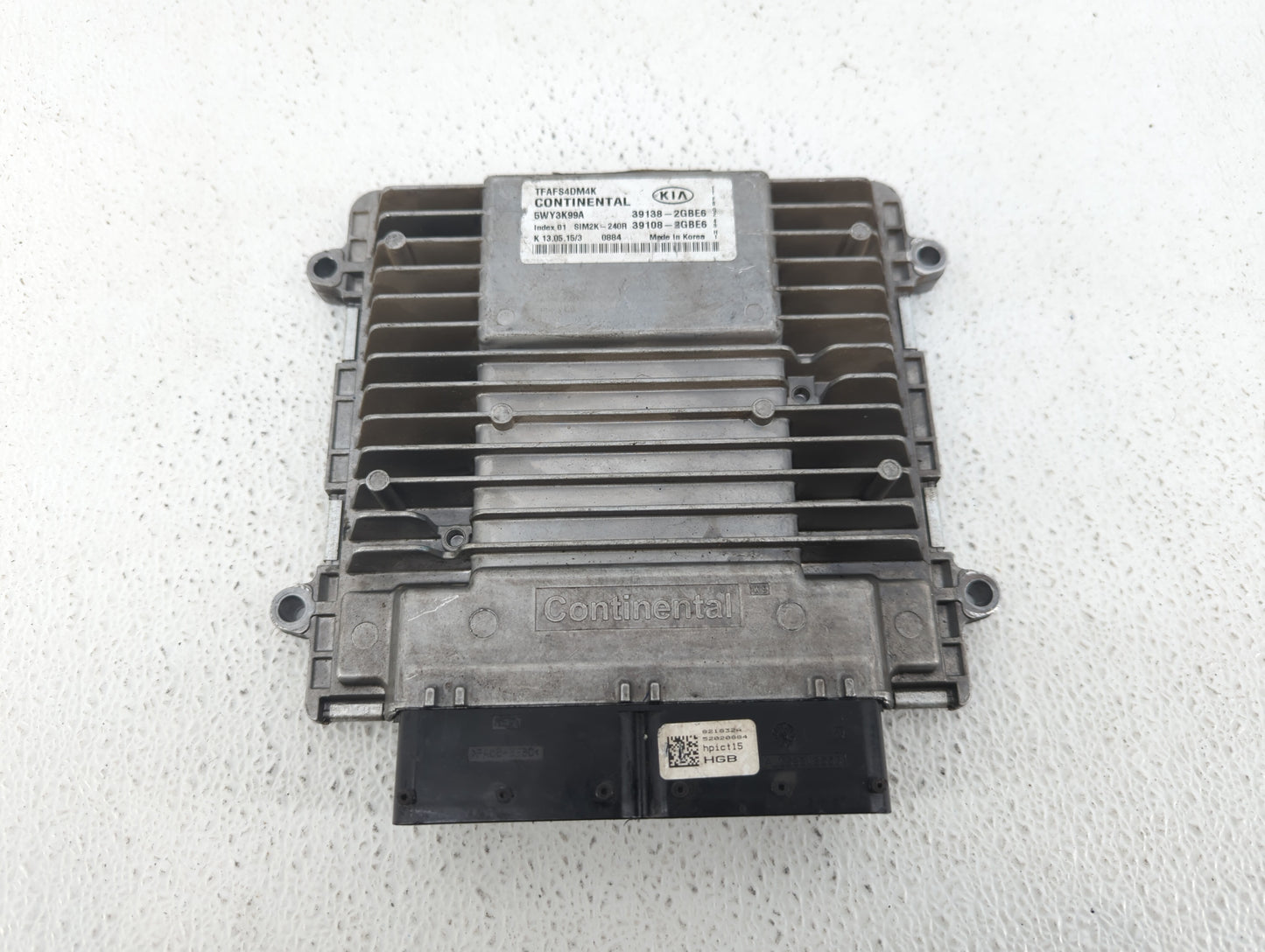 2014-2015 Kia Optima PCM Engine Control Computer ECU ECM PCU OEM P/N:39108-2GBE6 39138-2GBE6, 39108-2GBJ6 Fits Fits 2014 201