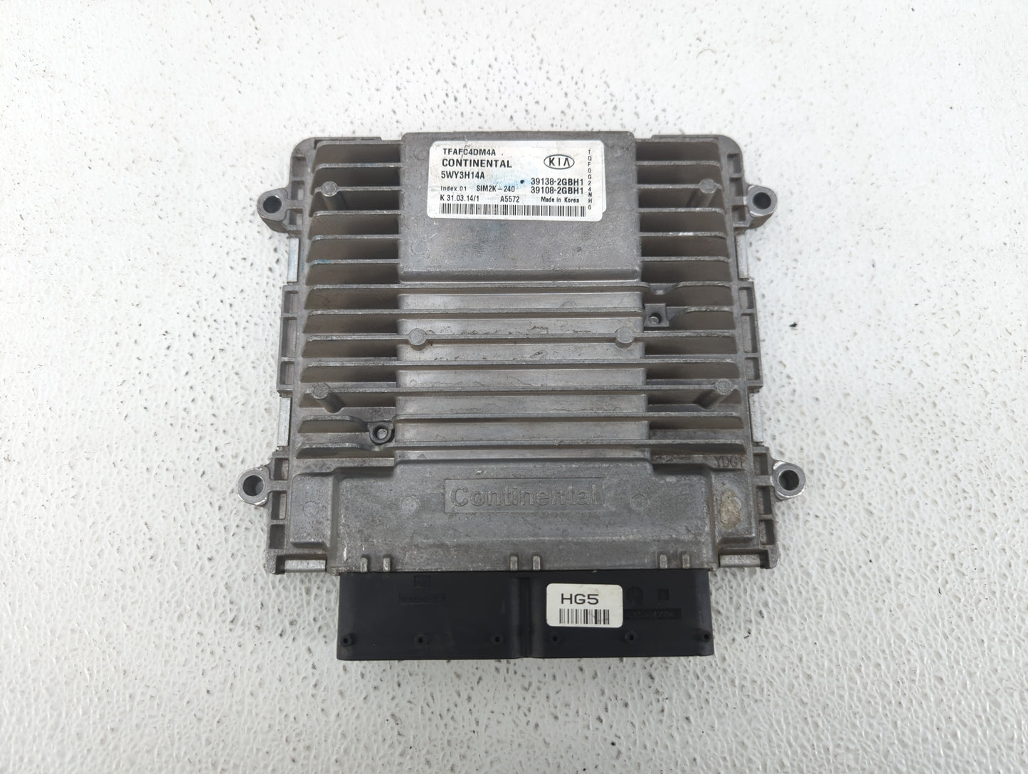 2015 Kia Optima PCM Engine Control Computer ECU ECM PCU OEM P/N:39108-2GBH1 39138-2GBH1, 39138-2GBH2, 39108-2GBH2 Fits OEM U
