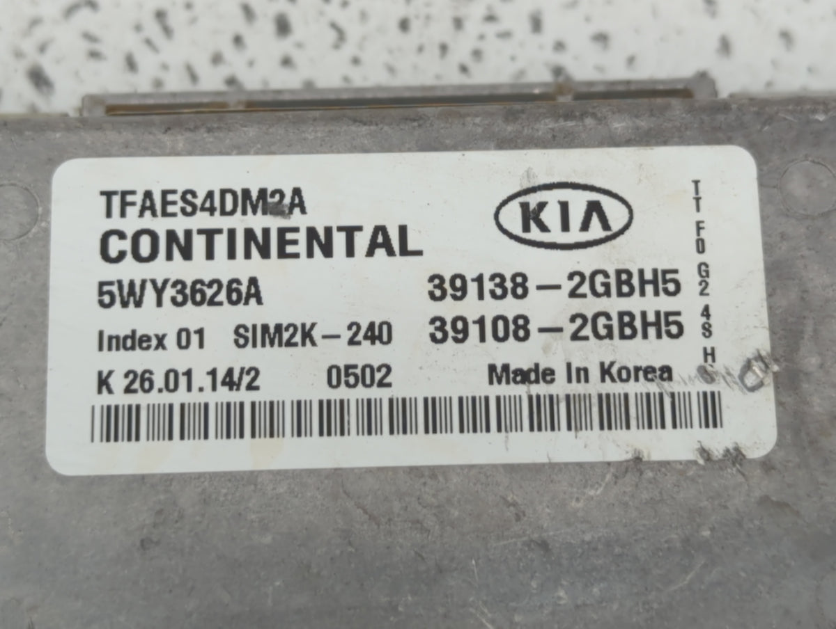 2014-2015 Kia Optima PCM Engine Control Computer ECU ECM PCU OEM P/N:39108-2GBE6 39138-2GBE6, 39108-2GBJ6 Fits 2014 2015 OEM