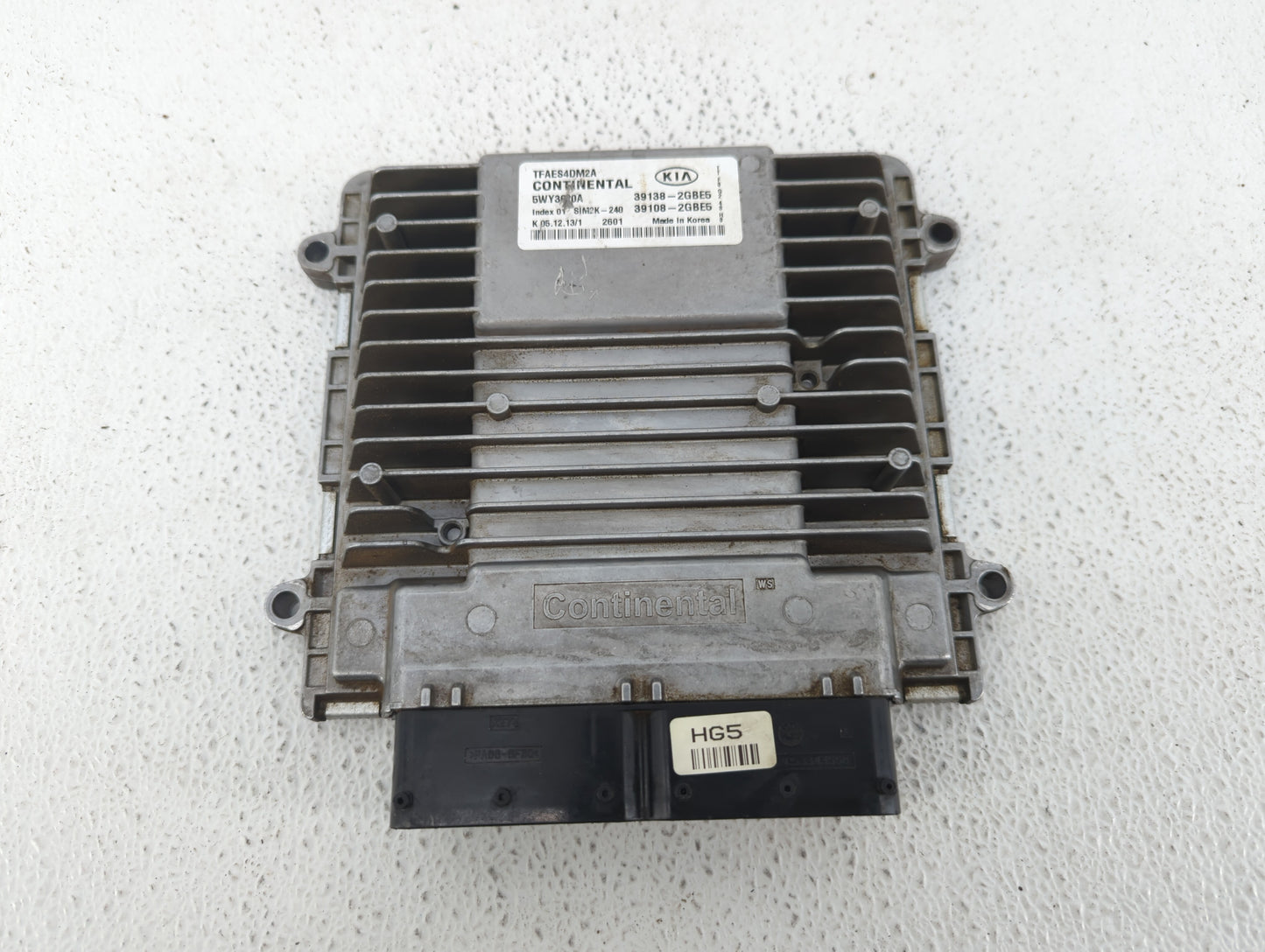 2014-2015 Kia Optima PCM Engine Control Computer ECU ECM PCU OEM P/N:39108-2GBE5 39138-2GBE5, 39108-2GBE6 Fits Fits 2014 201