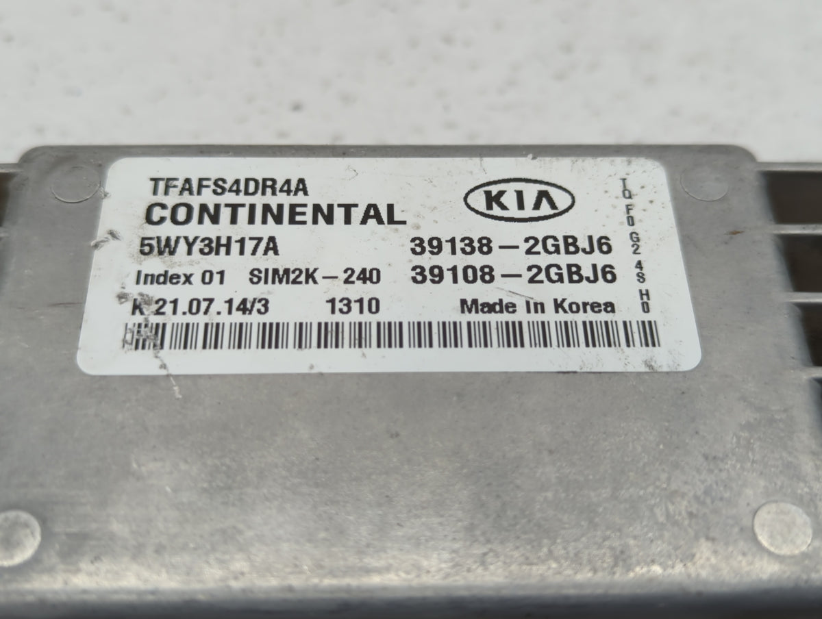 2014-2015 Kia Optima PCM Engine Control Computer ECU ECM PCU OEM P/N:39108-2GBJ6 39138-2GBJ6, 39108-2GBE6 Fits 2014 2015 OEM