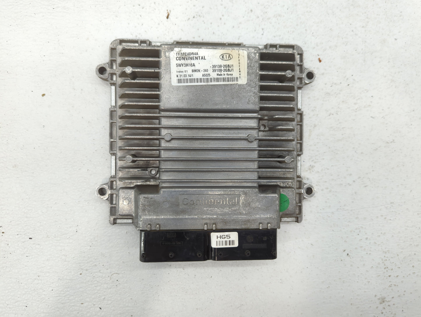 2015 Kia Optima PCM Engine Control Computer ECU ECM PCU OEM P/N:39108-2GBJ1 39138-2GBJ1, 39108-2GBJ2, 39138-2GBJ2 Fits OEM U