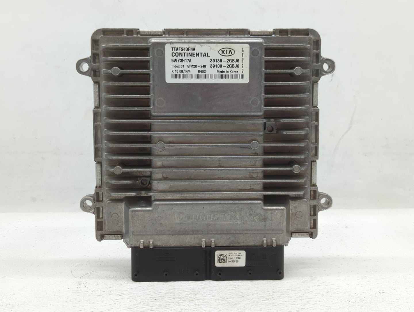 2015 Kia Optima PCM Engine Control Computer ECU ECM PCU OEM P/N:39138-2GBJ6 39108-2GBJ6 Fits OEM Used Auto Parts - Oemusedau