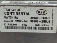 2015 Kia Optima PCM Engine Control Computer ECU ECM PCU OEM P/N:39138-2GBJ6 39108-2GBJ6 Fits OEM Used Auto Parts - Oemusedau