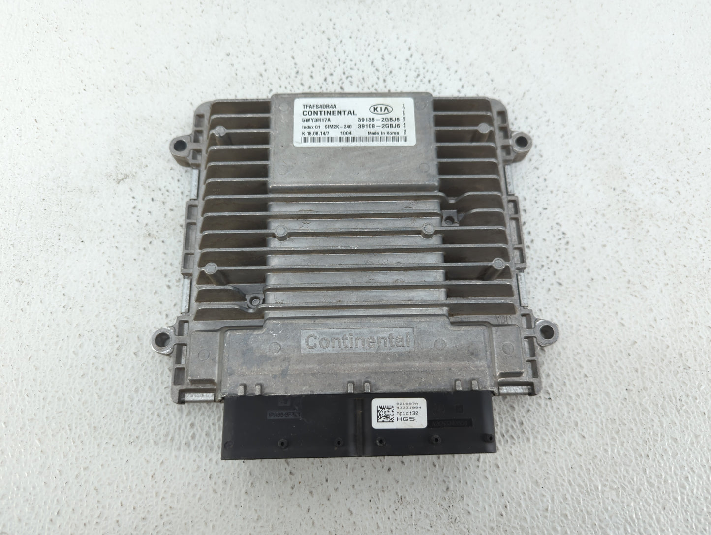 2014-2015 Kia Optima PCM Engine Control Computer ECU ECM PCU OEM P/N:39108-2GBJ6 39138-2GBJ6, 39108-2GBH7 Fits Fits 2014 201