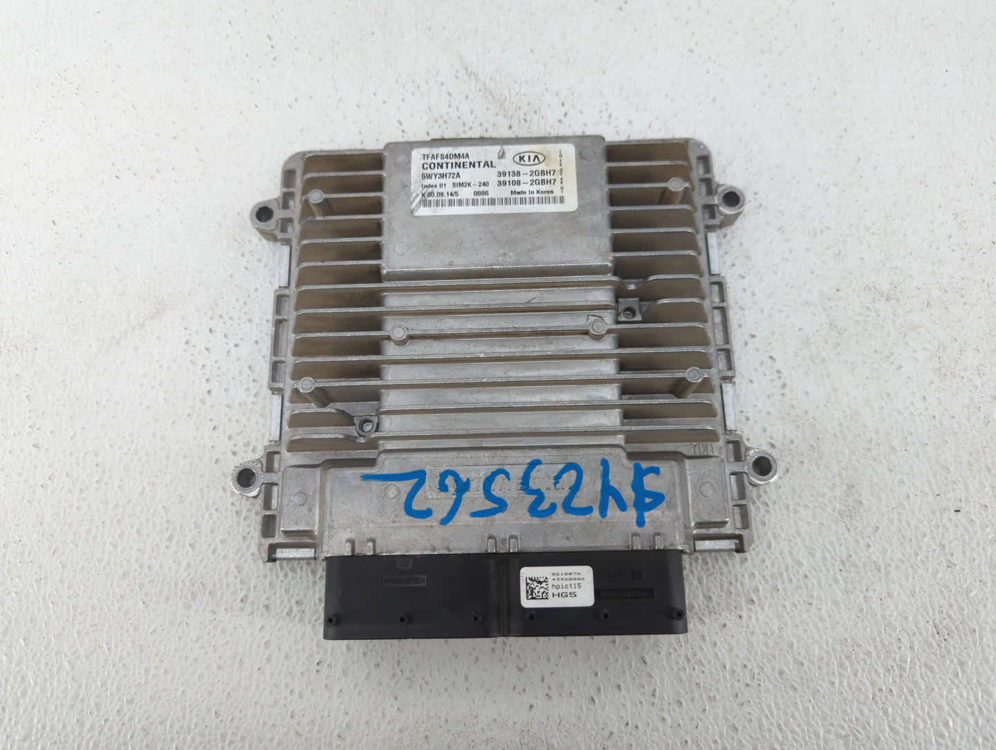 2015 Kia Optima PCM Engine Control Computer ECU ECM PCU OEM P/N:39108-2GBH7 39138-2GBH7 Fits OEM Used Auto Parts - Oemusedau