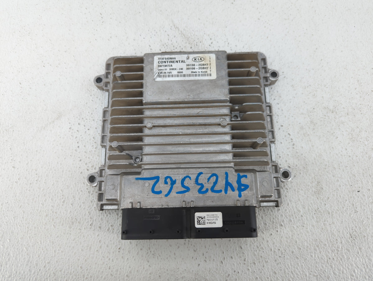 2015 Kia Optima PCM Engine Control Computer ECU ECM PCU OEM P/N:39108-2GBH7 39138-2GBH7 OEM Used Auto Parts - Oemusedautopar