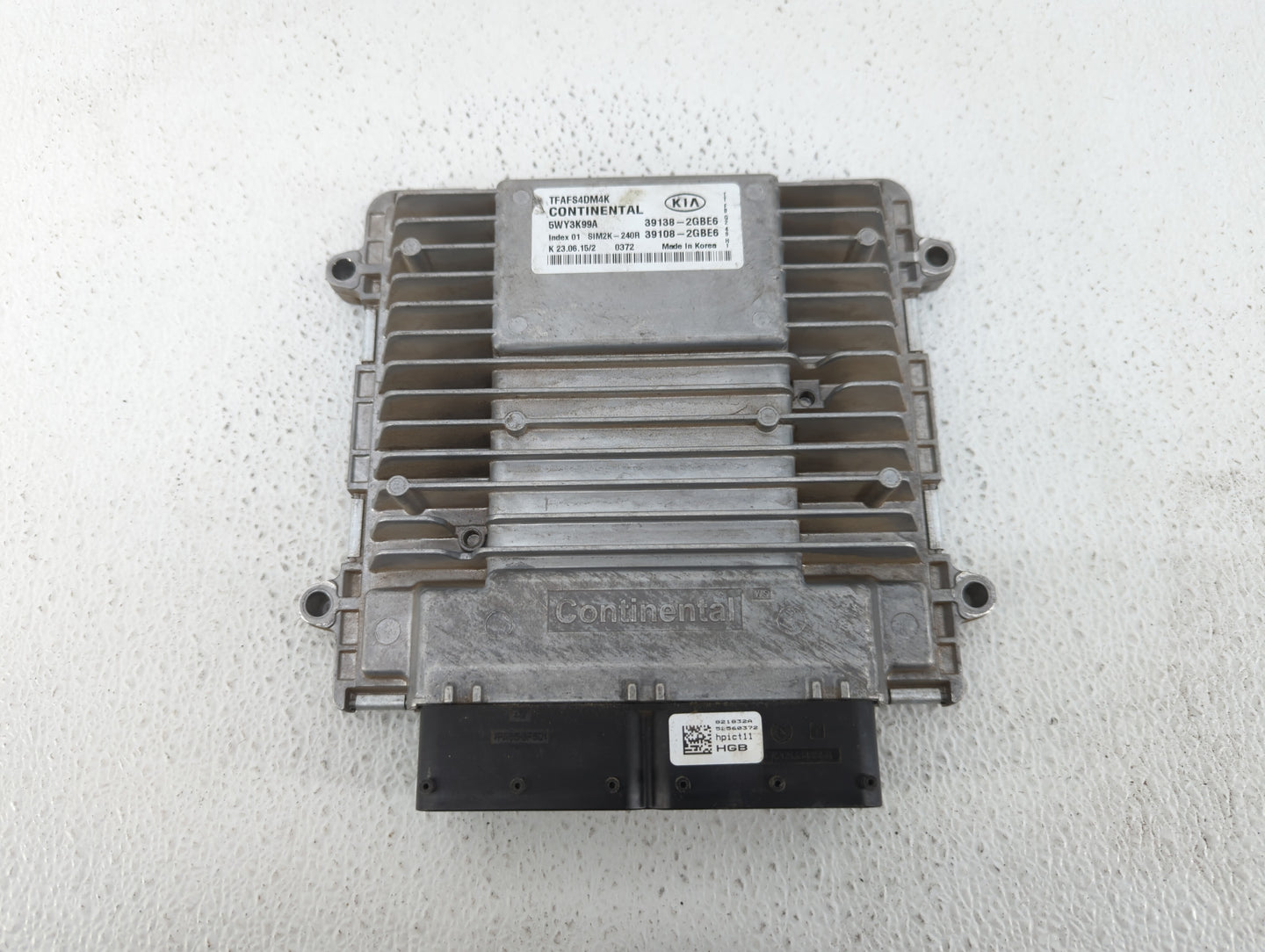 2014-2015 Kia Optima PCM Engine Control Computer ECU ECM PCU OEM P/N:39108-2GBE6 39138-2GBE6, 39108-2GBJ6 Fits Fits 2014 201