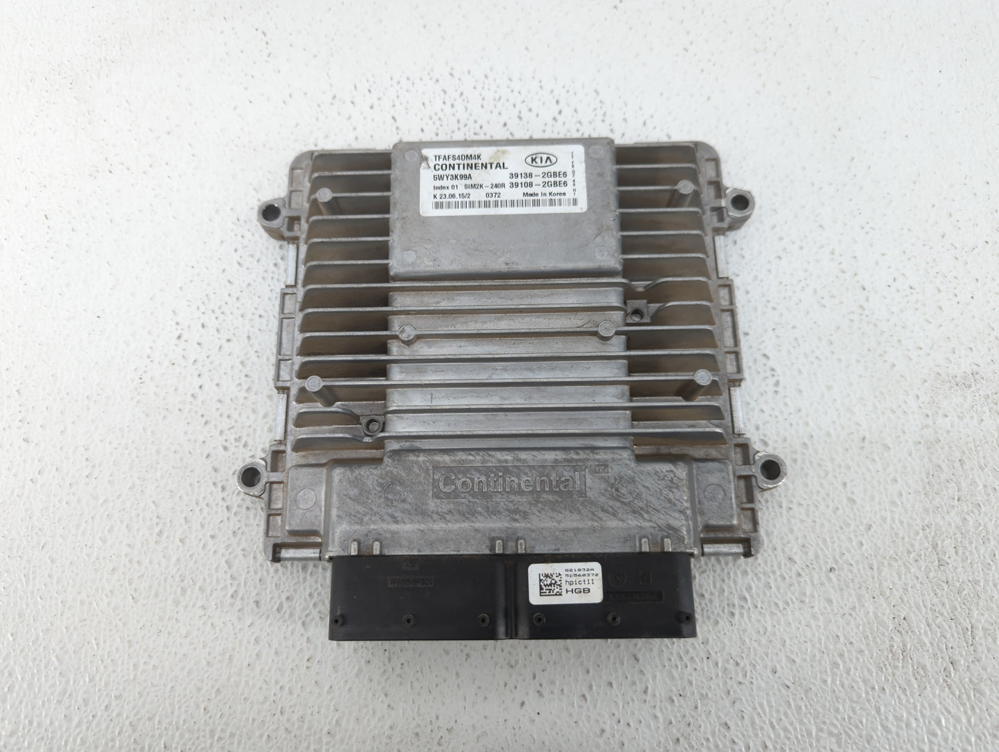 2014-2015 Kia Optima PCM Engine Control Computer ECU ECM PCU OEM P/N:39108-2GBE6 39138-2GBE6, 39108-2GBJ6 Fits Fits 2014 201