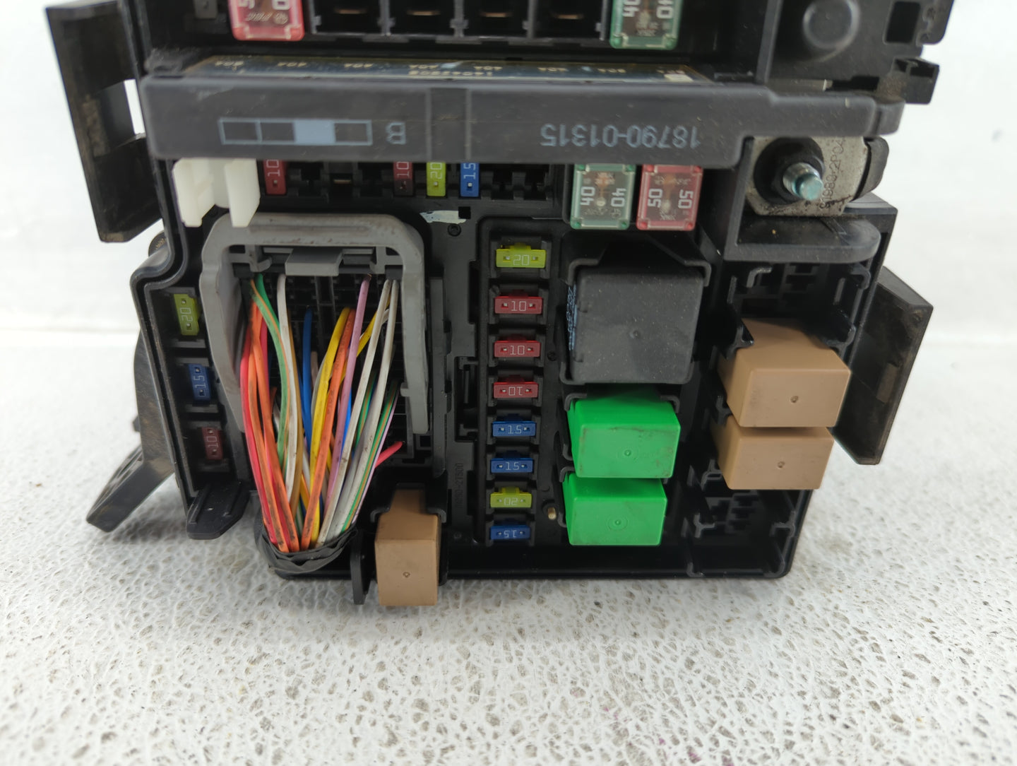 2014-2015 Kia Optima Fusebox Fuse Box Panel Relay Module P/N:91259-2T010 91955-2T730 Fits Fits 2014 2015 OEM Used Auto Parts