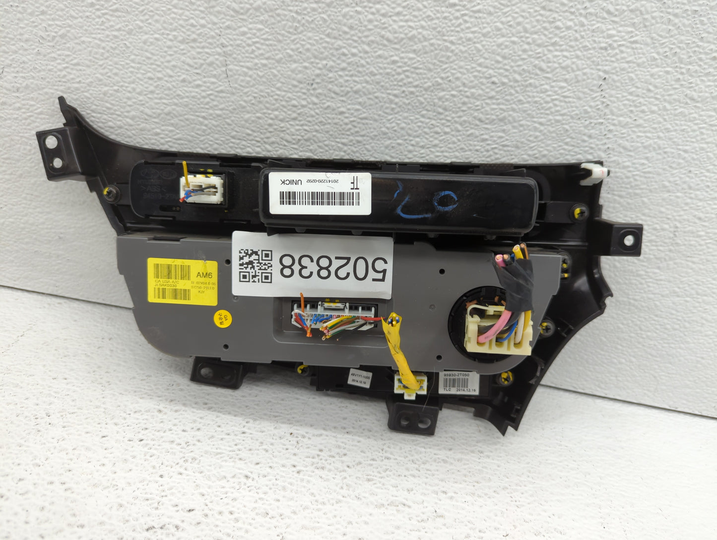 2014-2015 Kia Optima Climate Control Module Temperature AC/Heater Replacement P/N:97250-2TLE0 Fits Fits 2014 2015 OEM Used A