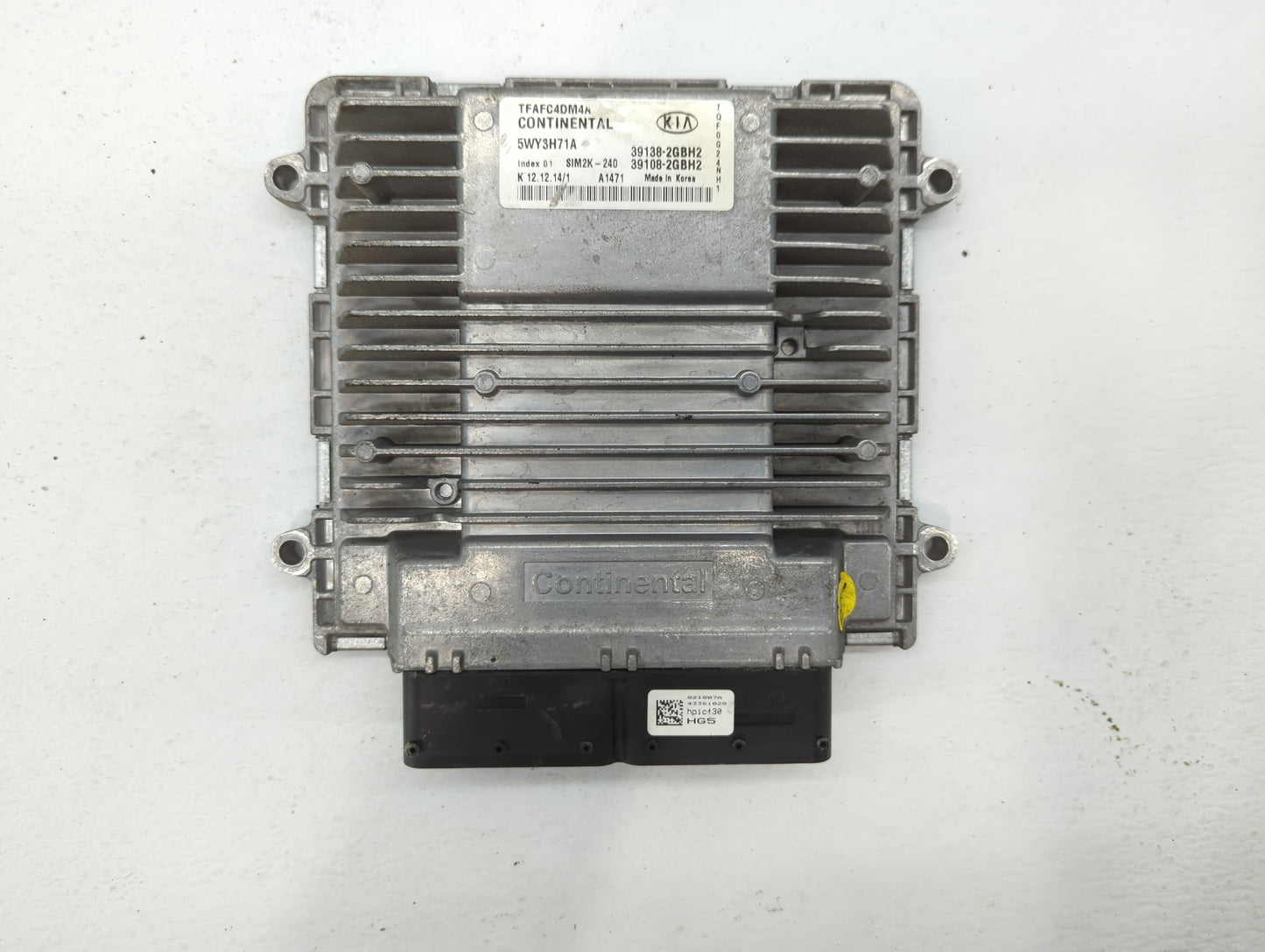 2015 Kia Optima PCM Engine Control Computer ECU ECM PCU OEM P/N:39138-2GBE1 39108-2GBE1, 39108-2GBH2, 39138-2GBH2 Fits OEM U