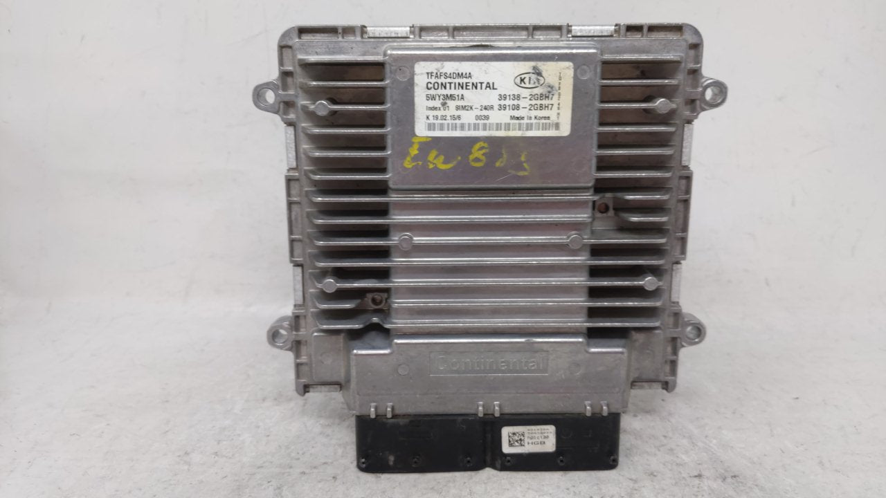 2015 Kia Optima PCM Engine Control Computer ECU ECM PCU OEM P/N:39138-2GBH6 36108-2GBH7 39138-2GBH7 Fits OEM Used Auto Parts