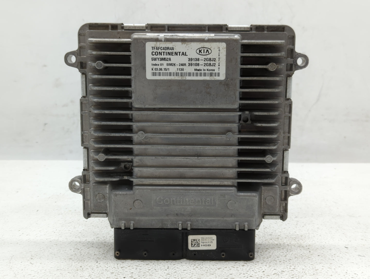 2015 Kia Optima PCM Engine Control Computer ECU ECM PCU OEM P/N:39108-2GBJ2 39138-2GBJ2, 39108-2GBJ1, 39138-2GBJ1 Fits OEM U