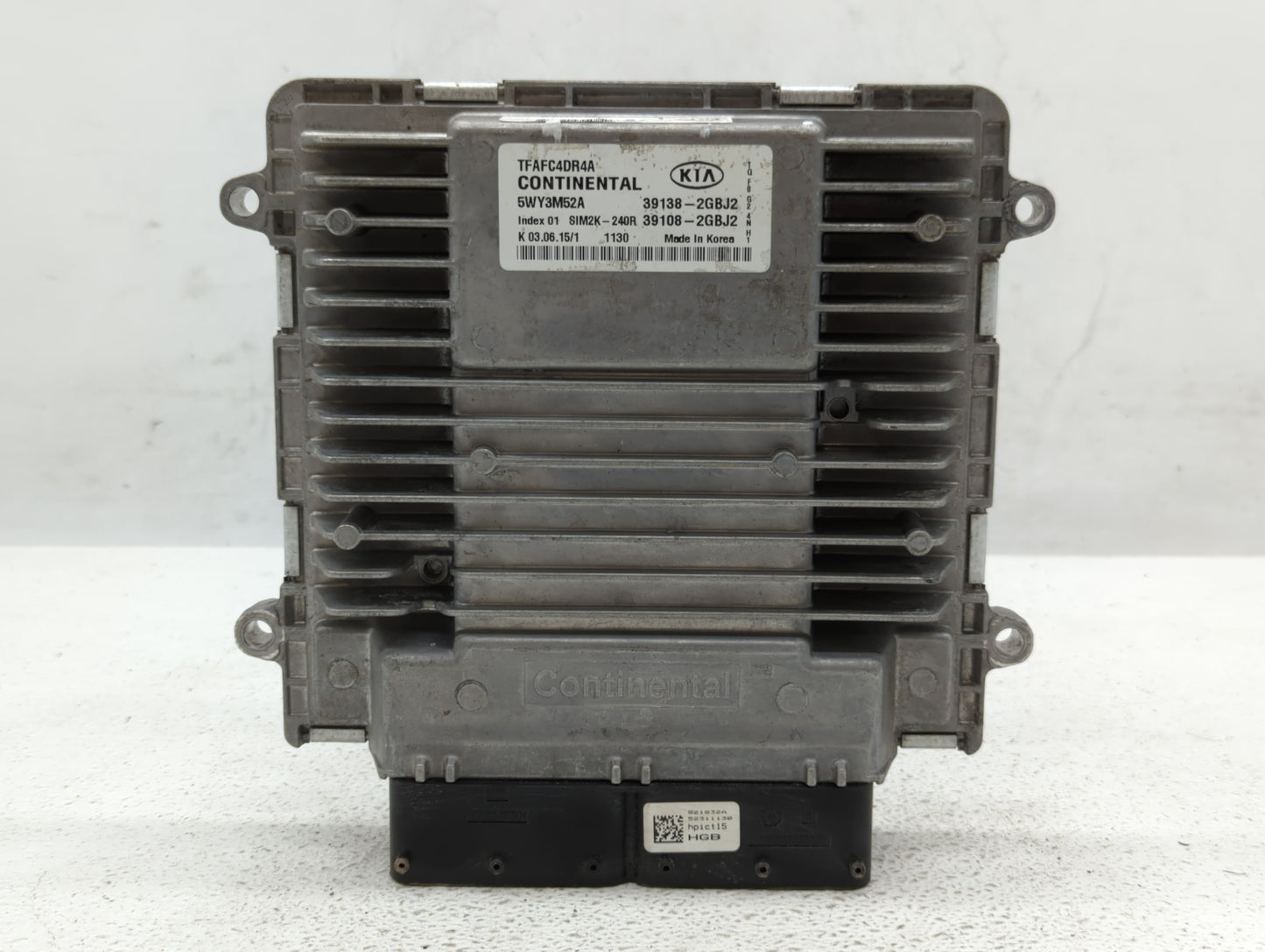 2015 Kia Optima PCM Engine Control Computer ECU ECM PCU OEM P/N:39108-2GBJ2 39138-2GBJ2, 39108-2GBJ1, 39138-2GBJ1 Fits OEM U