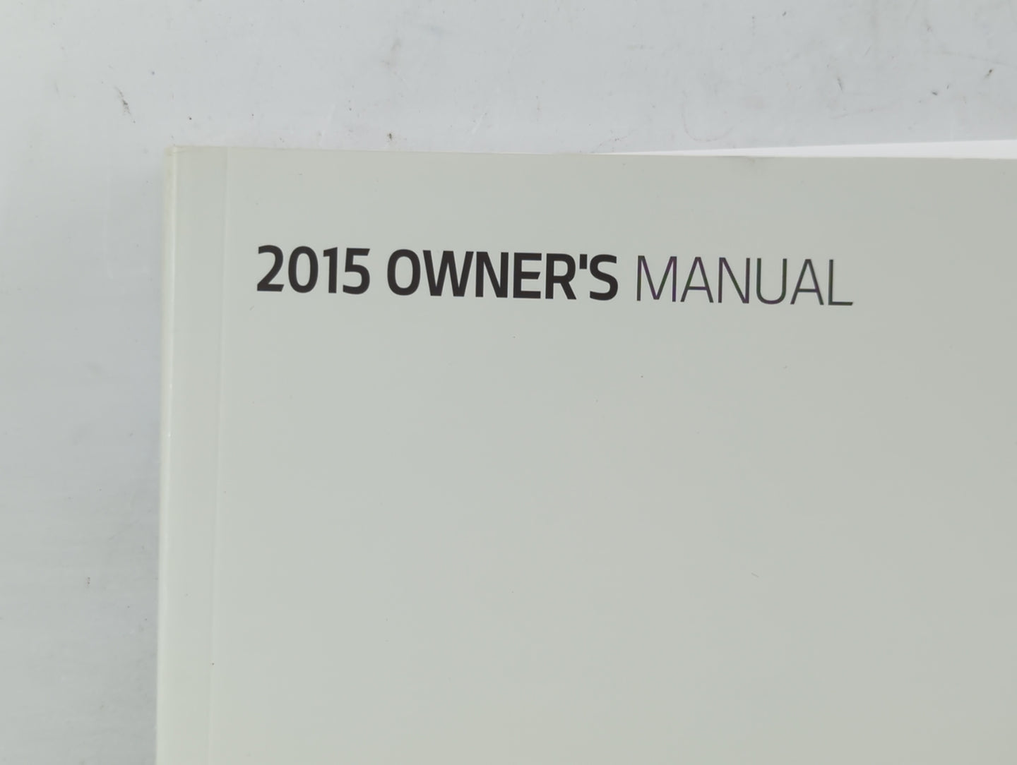 2015 Kia Optima Owners Manual Book Guide OEM Used Auto Parts - Oemusedautoparts1.com