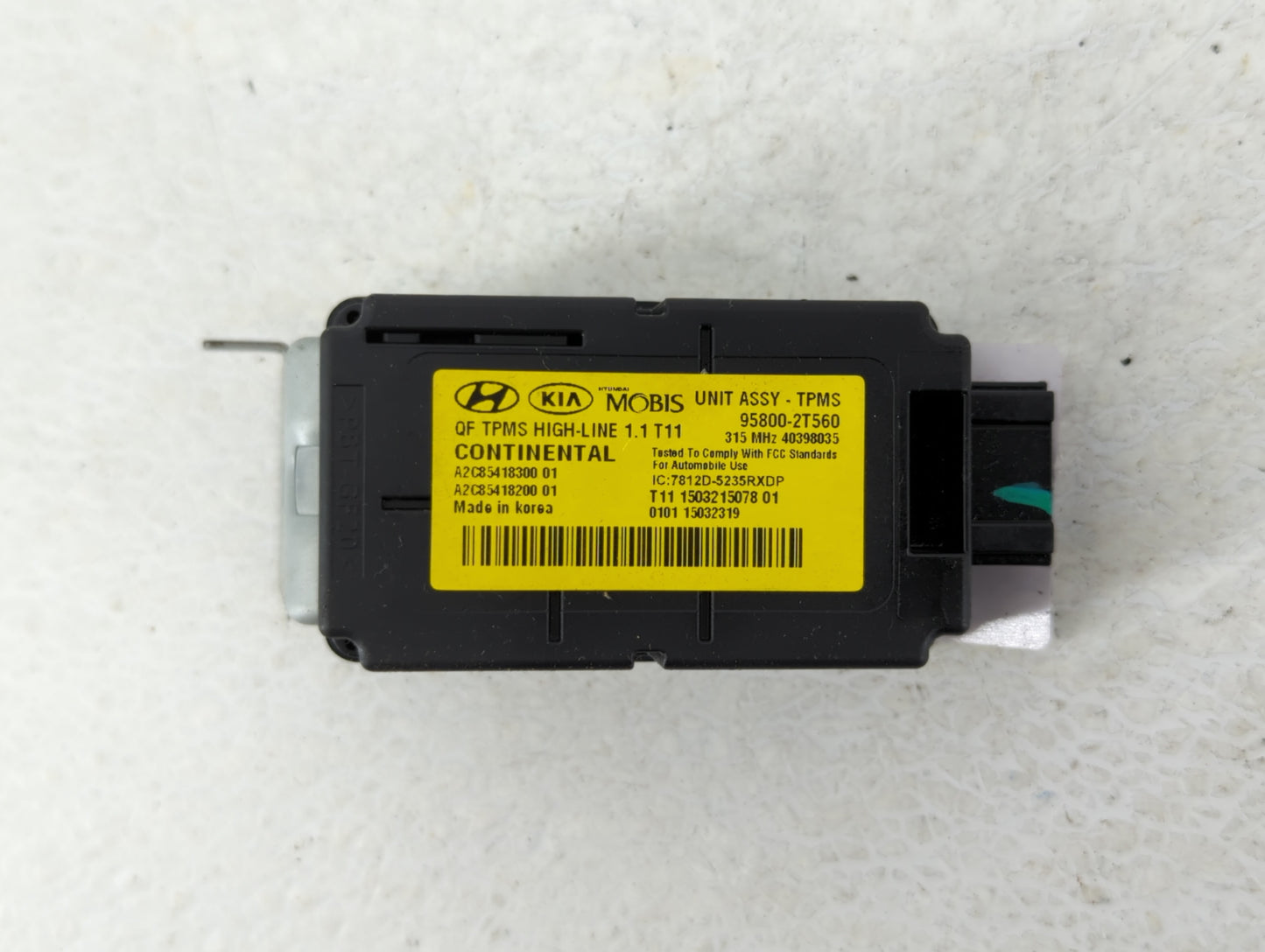 2014-2015 Kia Optima Chassis Control Module Ccm Bcm Body Control - Oemusedautoparts1.com