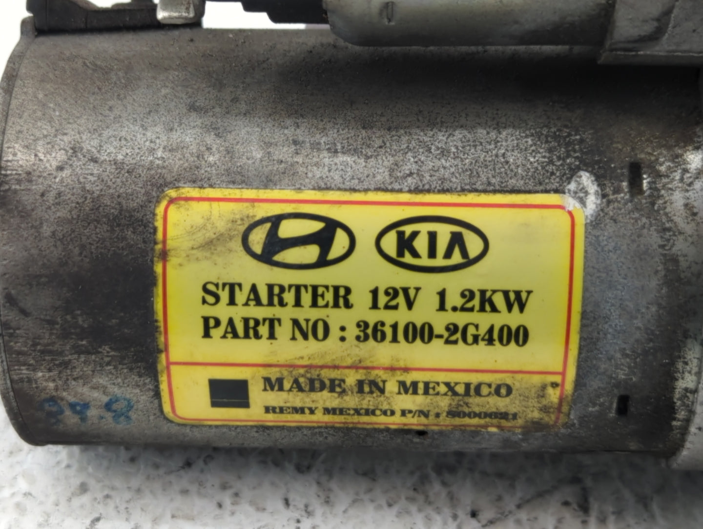 2014-2015 Kia Optima Car Starter Motor Solenoid OEM P/N:36100-2G400 36100-2G200 Fits Fits 2014 2015 2016 OEM Used Auto Parts