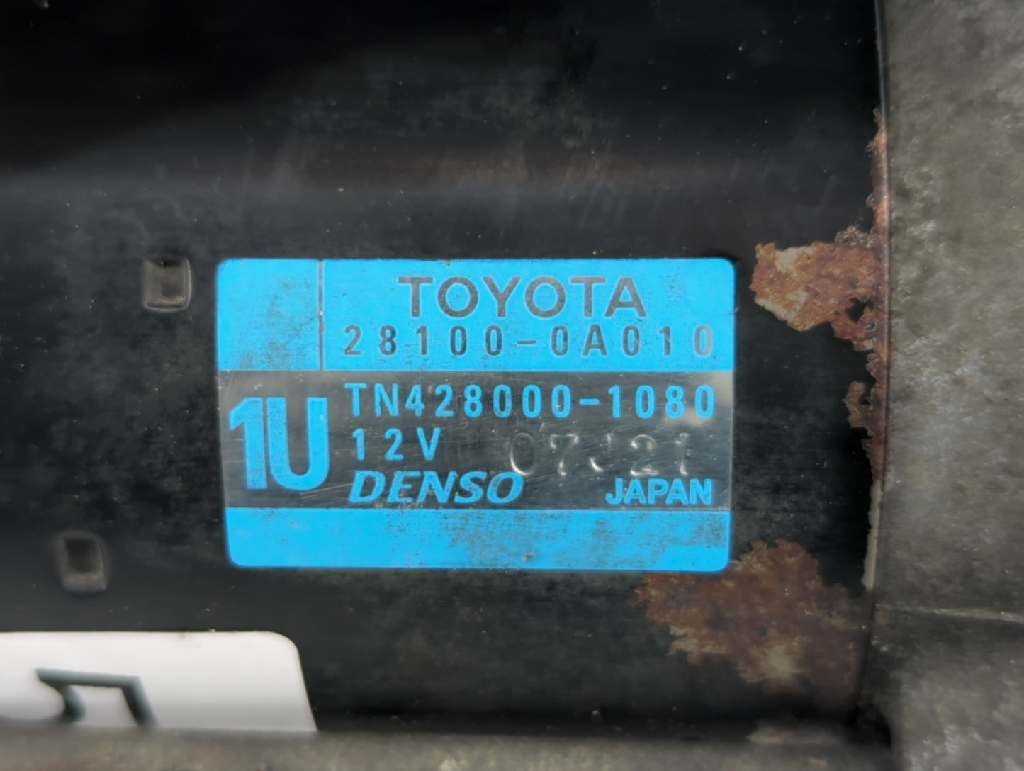 2012-2014 Kia Optima Car Starter Motor Solenoid OEM P/N:28100-0A010 Fits Fits 2008 2009 2010 2011 2012 2013 2014 OEM Used Au