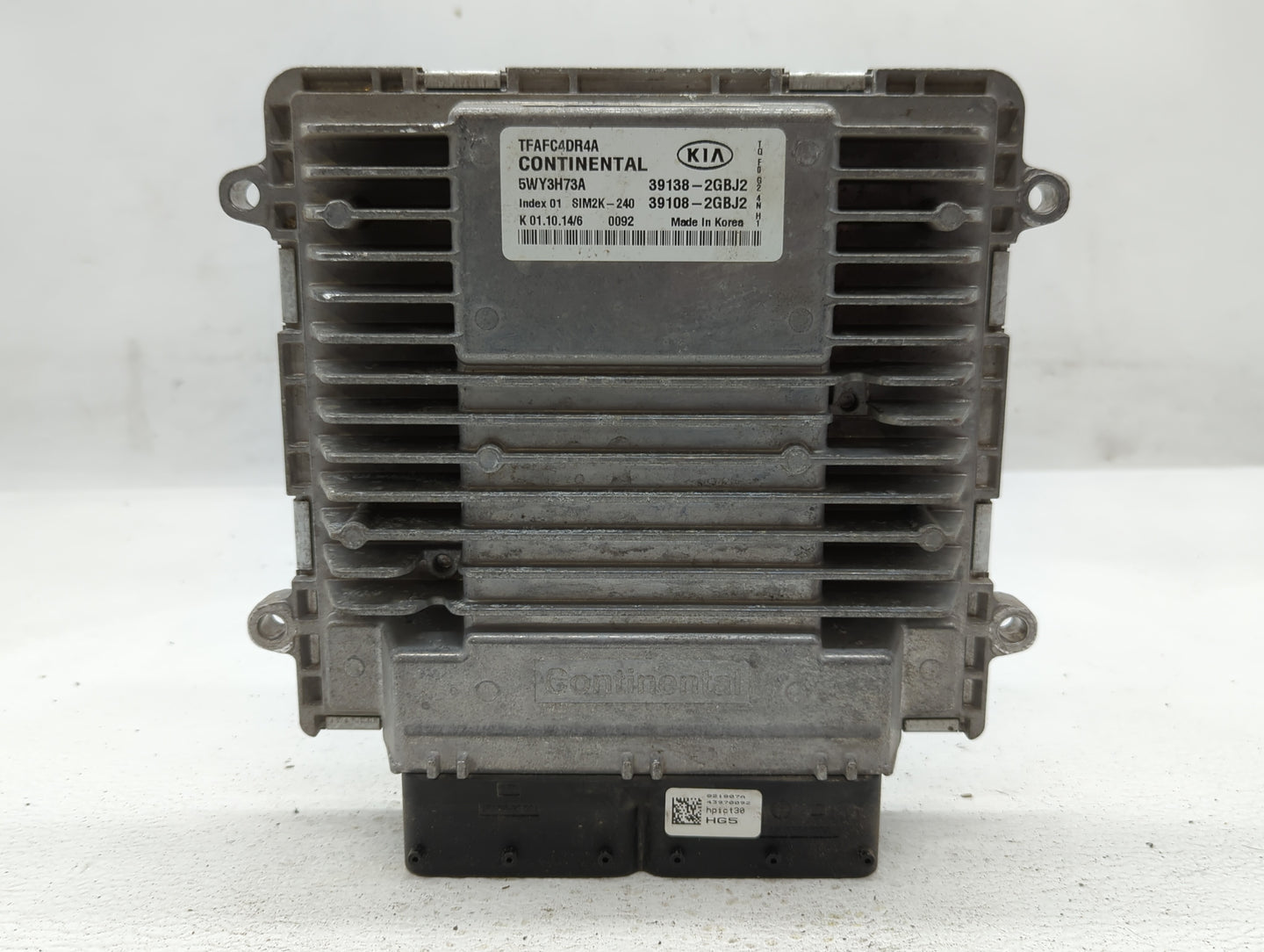 2015 Kia Optima PCM Engine Control Computer ECU ECM PCU OEM P/N:39138-2GBJ2 39138-2GBE1, 39108-2GBE1, 39108-2GBH2 Fits OEM U